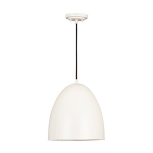 Z-Lite Z Studio Dome 1-Light Pendant Light - White