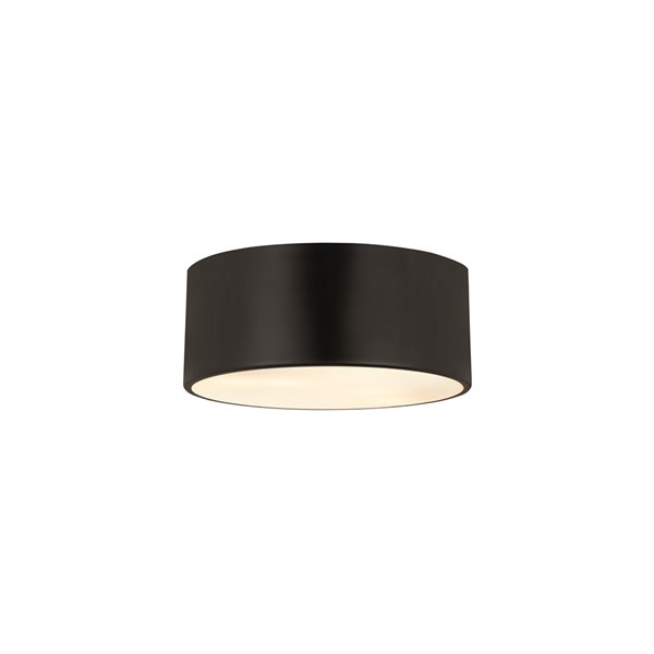 Z-Lite Harley 2-Light Flush Mount Light - Matte Black