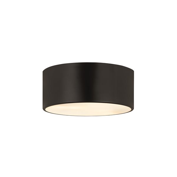 Z-Lite Harley 2-Light Flush Mount Light - Matte Black