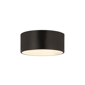 Z-Lite Harley 2-Light Flush Mount Light - Matte Black