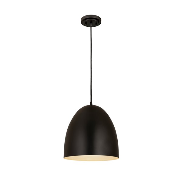 Z-Lite Z Studio Dome 1-Light Pendant - Black