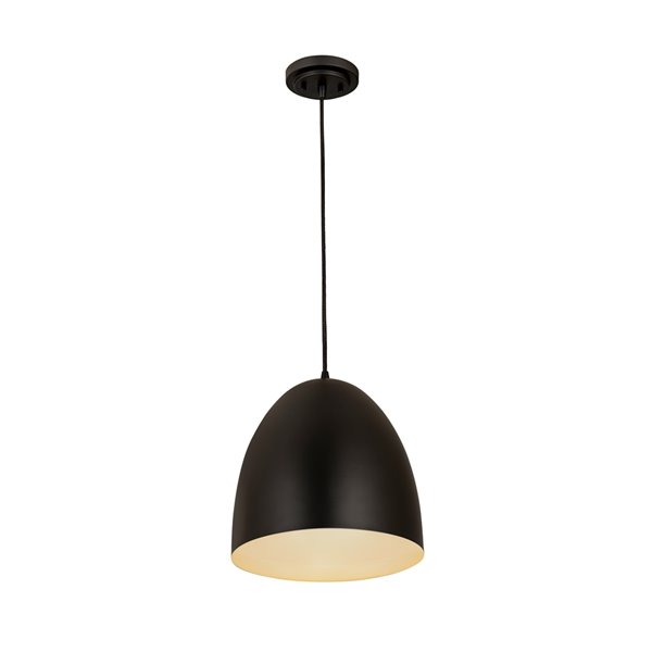 Z-Lite Z Studio Dome 1-Light Pendant - Black