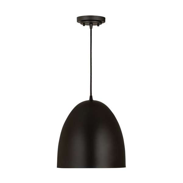 Z-Lite Z Studio Dome 1-Light Pendant - Black