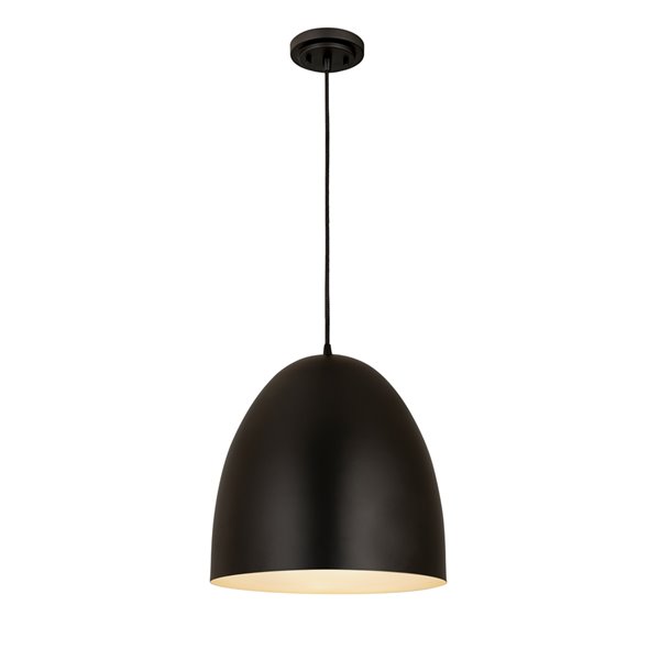 Z-Lite Z Studio Dome 3-Light Pendant Light - Black