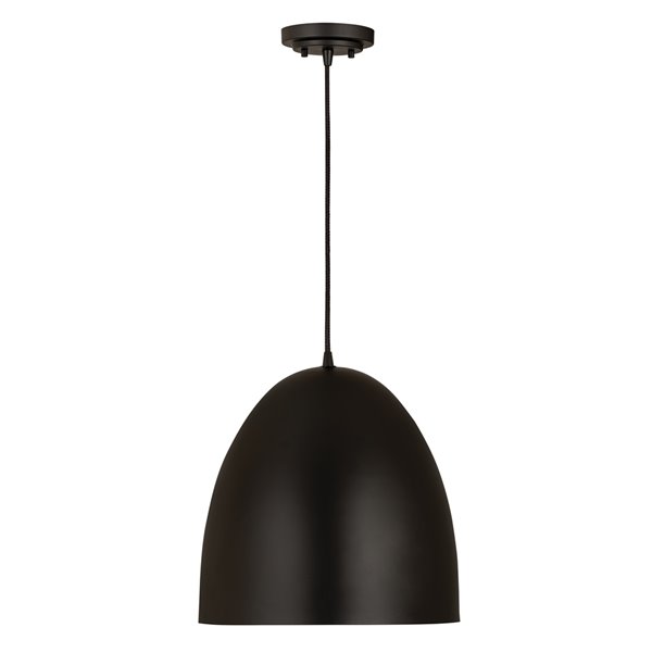 Z-Lite Z Studio Dome 3-Light Pendant Light - Black