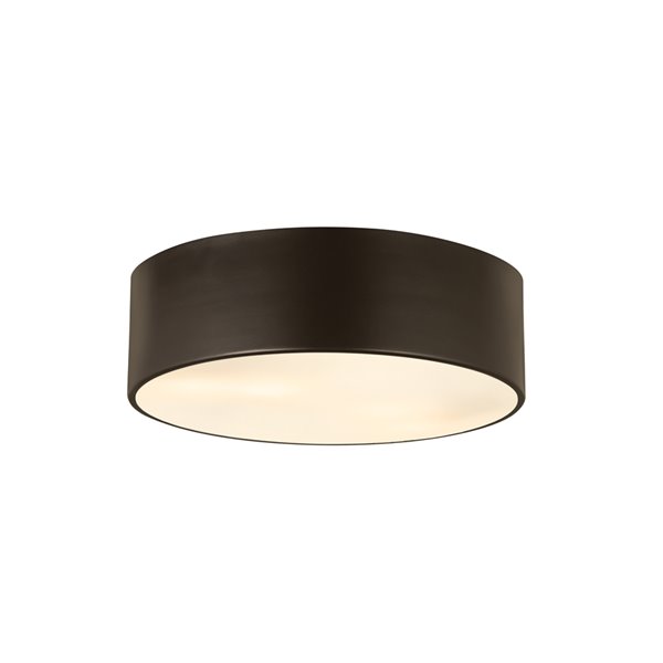 Z-Lite Harley 3-Light Flush Mount Light - Bronze