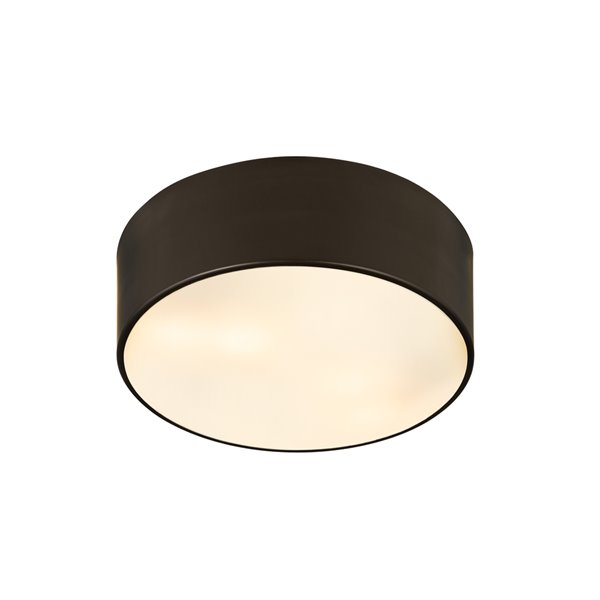 Z-Lite Harley 3-Light Flush Mount Light - Bronze