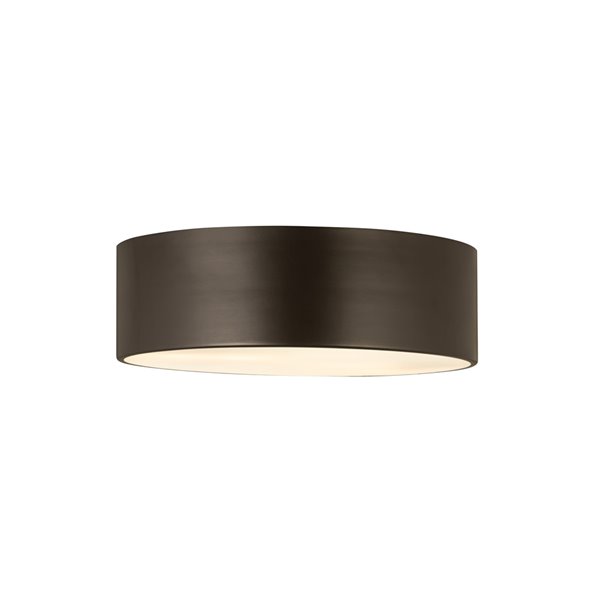 Z-Lite Harley 3-Light Flush Mount Light - Bronze