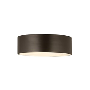 Z-Lite Harley 3-Light Flush Mount Light - Bronze