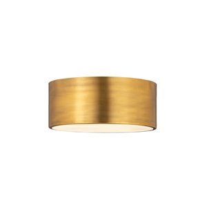 Z-Lite Harley 2-Light Flush Mount Light - Oil Rubbed Brass