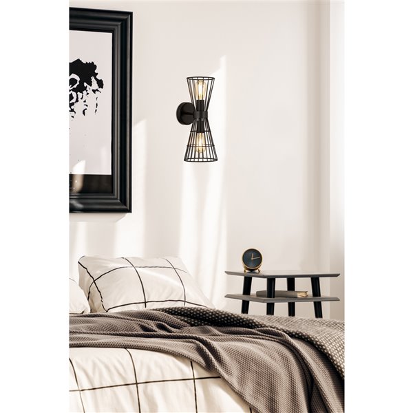 Z-Lite Alito 2-Light Wall Sconce - Black