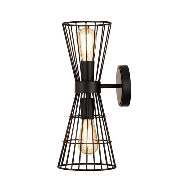 Z-Lite Alito 2-Light Wall Sconce - Black