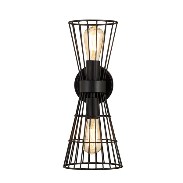 Z-Lite Alito 2-Light Wall Sconce - Black