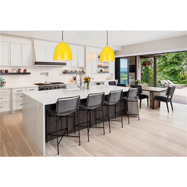 Z-Lite Z Studio Dome Pendant Light - Yellow