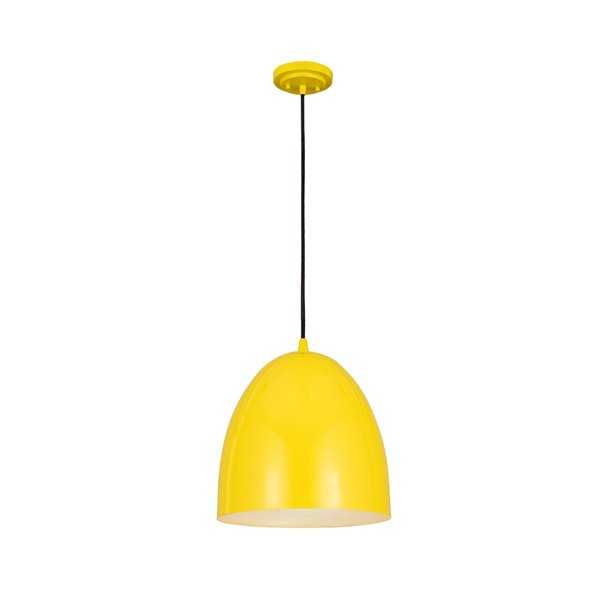 Z-Lite Z Studio Dome Pendant Light - Yellow