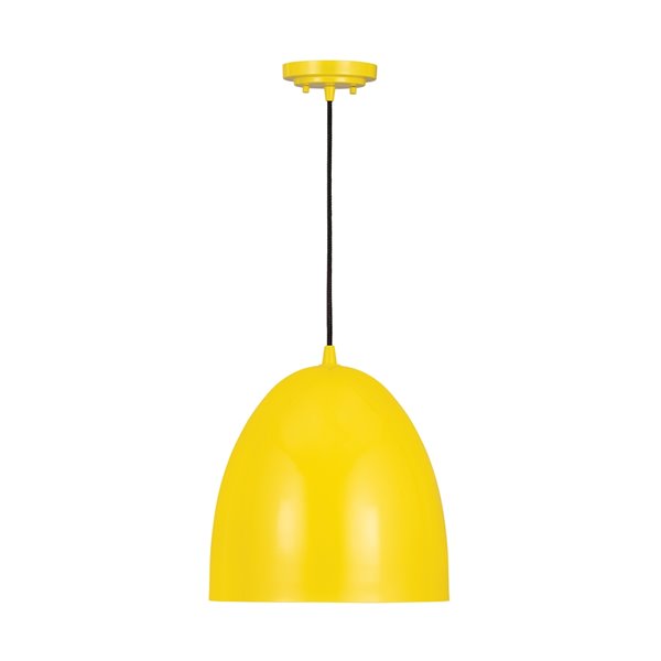 Z-Lite Z Studio Dome Pendant Light - Yellow