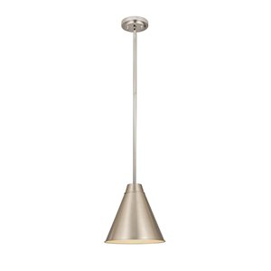 Z-Lite Eaton Industrial Pendant Light  - Brushed Nickel