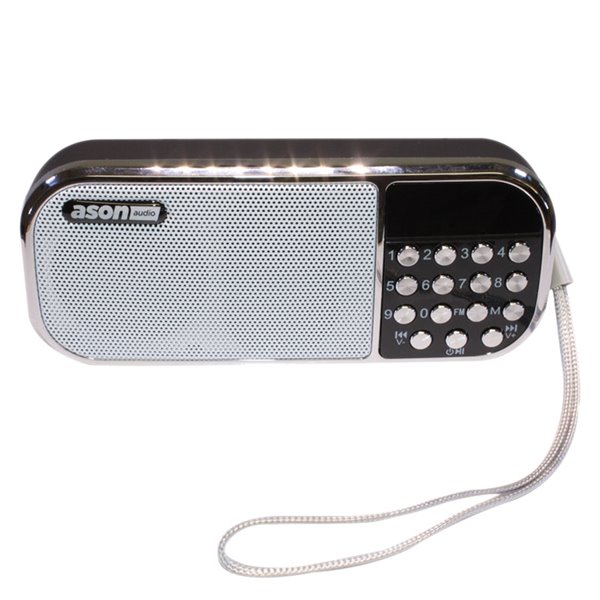 Ason Audio Cordless Jobsite Radio/MP3 Player with Battery