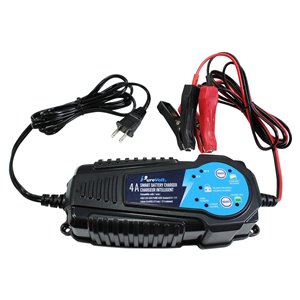 Purevolt 4-A 120-Volt Car Battery Charger