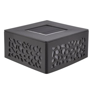 Lampadaire solaire DEL noir 8x plus lumineux de Sterno Home