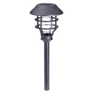 Lumière de sentier solaire DEL noire 5x plus lumineux de Sterno Home