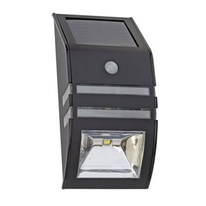 Luminaire pour marche solaire DEL noir 36x plus lumineux de Sterno Home