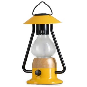 Lanterne de camping DEL rechargeable Romantico jaune 240 lumens de Tru De-Light ( Batterie incluse )