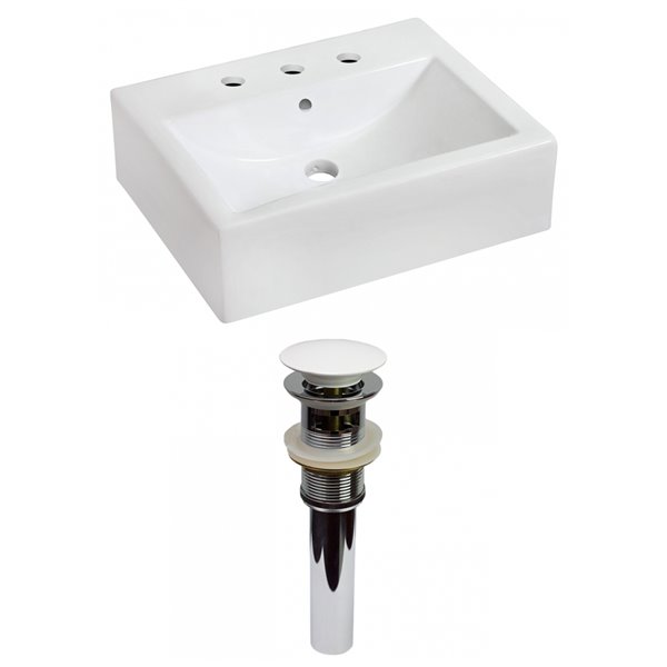 American Imaginations Ceramic Wall Mount Rectangular Bathroom Sink 16   330795364 MainImage 001 L 