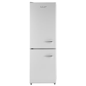 iio Retro Frost Free Refrigerator with Bottom Freezer - Left Hinge - 11 cu. ft. - White