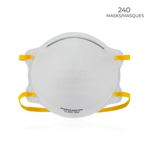Makrite 9500-N95, NIOSH Respirator, FDA Cleared for Surgical, Pack of 240