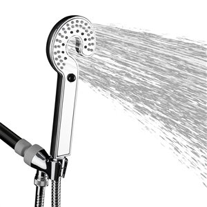 AKDY Black 3-Spray Rain Shower Head and Handheld Shower 2.0 GPM (7.6 LPM)