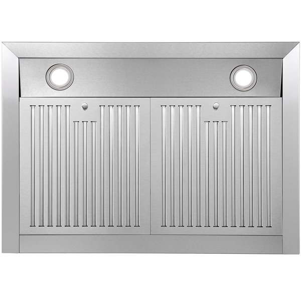 AKDY Ducted 30in Stainless Steel Range Hood With Charcoal