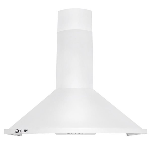 AKDY 30-in Convertible Painted White Wall-Mounted Range Hood