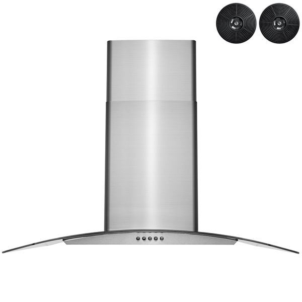AKDY 30in Convertible Stainless Steel WallMounted Range Hood