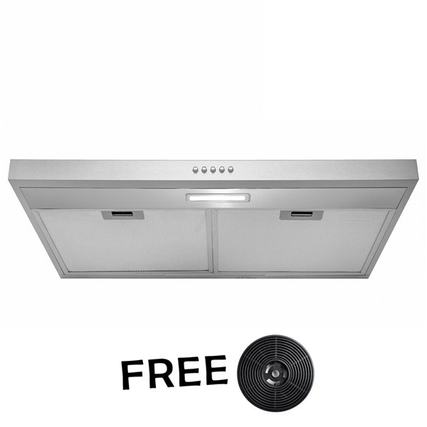AKDY 30in Convertible Stainless Steel Range Hood With