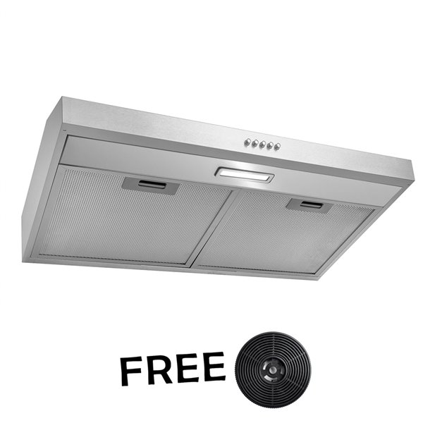 AKDY 30in Convertible Stainless Steel Range Hood With