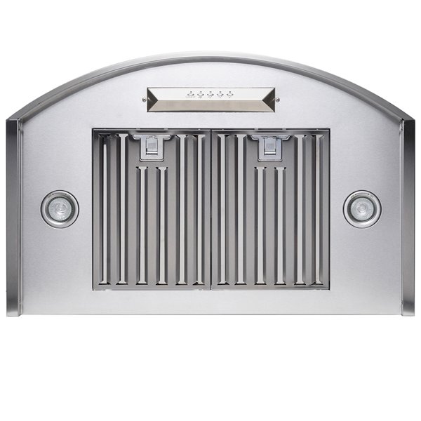 AKDY 30-in Convertible Stainless Steel Wall-Mounted Range Hood