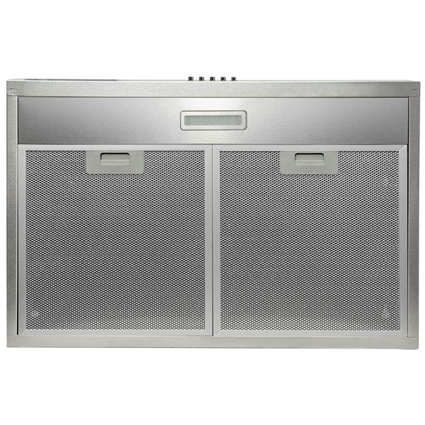 Hotte aspirante de cuisine sous armoire convertible noir mat de 24 po à 110  PCM Ancona avec filtre au charbon inclus AN-1812