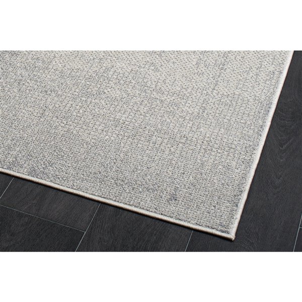 La Dole Rugs Logan Rustic Modern Area Rug - 8 ft. x 10 ft. - Grey