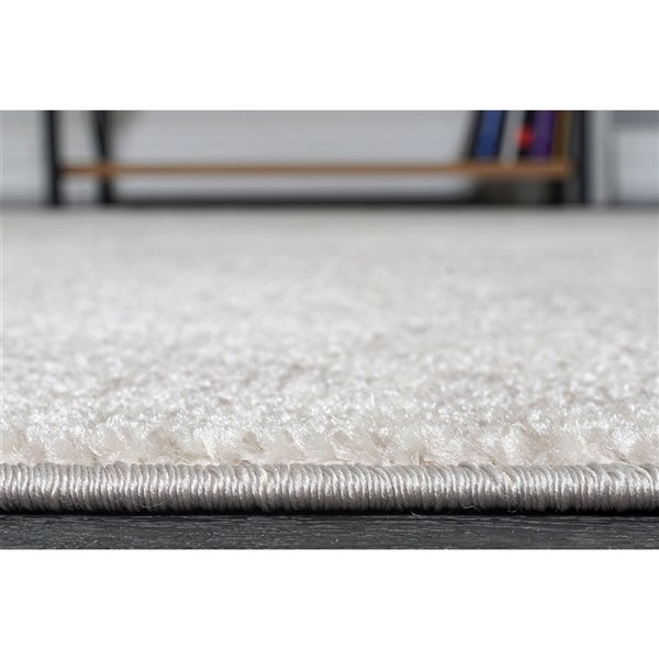 La Dole Rugs Logan Marble Modern Area Rug - 5 ft. x 7 ft. - Beige Cream