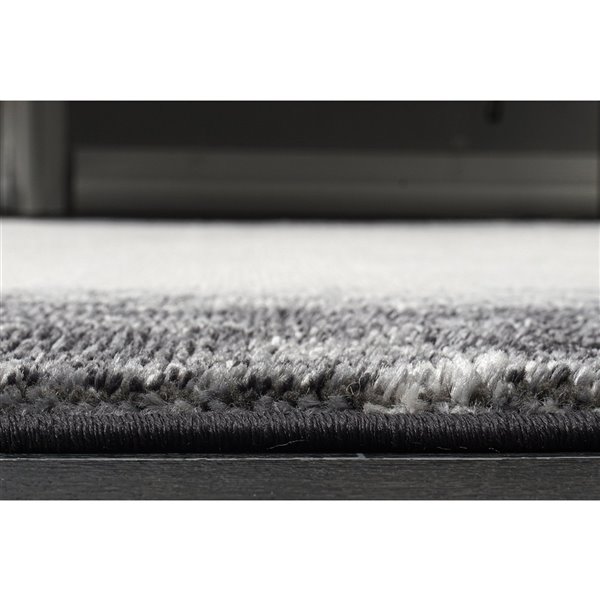 La Dole Rugs Modern Plain Solid Area Rug - 5 ft. x 7 ft. - Light Grey
