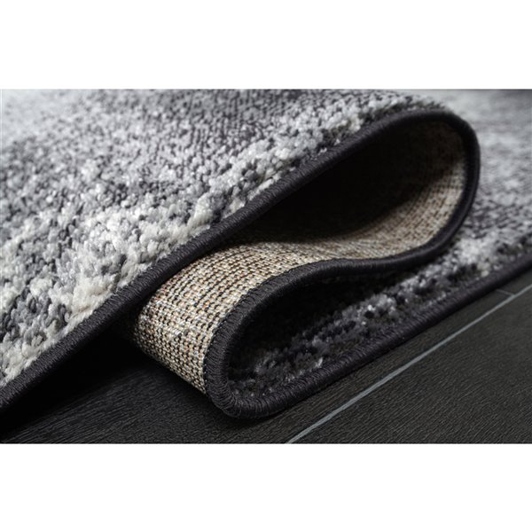 La Dole Rugs Modern Solid Area Rug - 6 ft. x 9 ft. - Light Grey