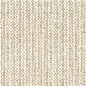 Tissu mural non tissé et non encollé Classic Iconic de Be Shine, motif uni écru, 100 pi²