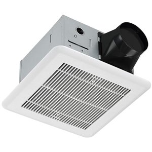 Ventilateur de salle de bain blanc 110 pcm 1,4 sone certifié Energy Star par Ancona