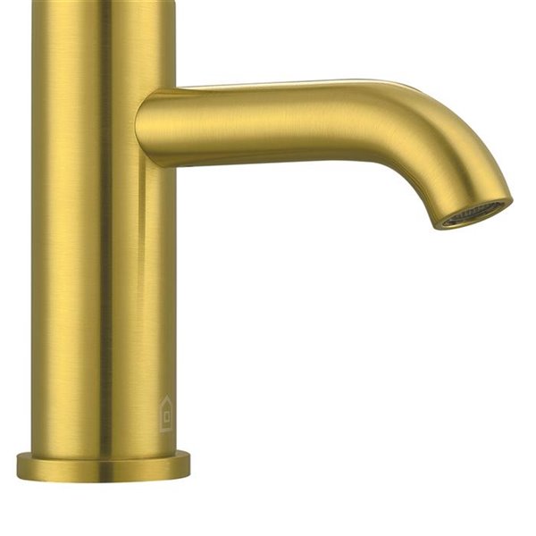 Ancona Valencia Brushed Gold Lever Bathroom Sink Faucet