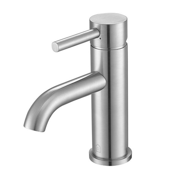 Ancona Valencia Brushed Nickel Lever Bathroom Sink Faucet