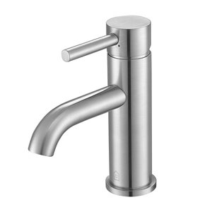 Ancona Valencia Brushed Nickel Lever Bathroom Sink Faucet