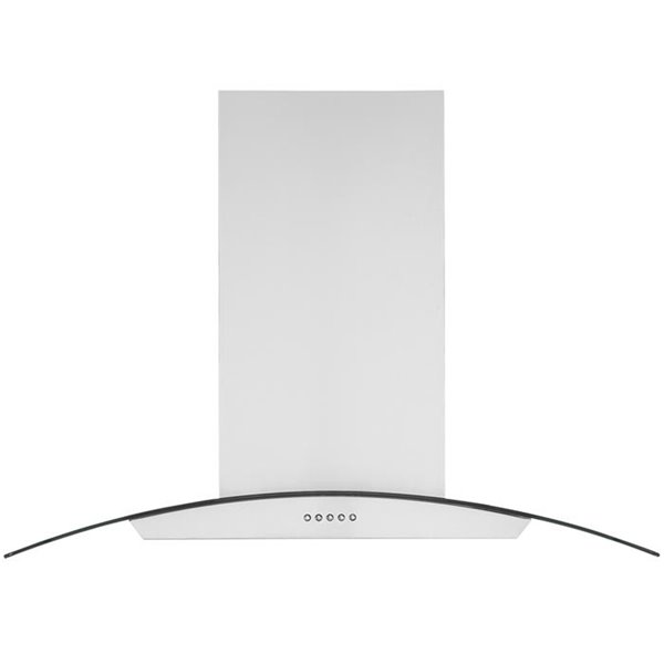 Ancona 36in Convertible Stainless Steel Island Range Hood AN1424 RONA