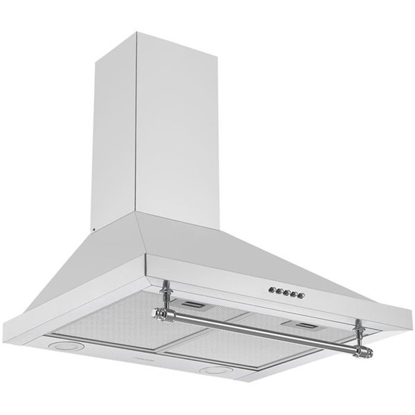 Ancona 24-in Convertible Stainless Steel Wall-Mounted Range Hood