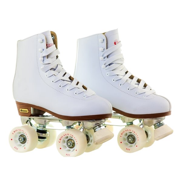 Chicago Skates – Patins Deluxe pour femmes, doublure en cuir, taille 11